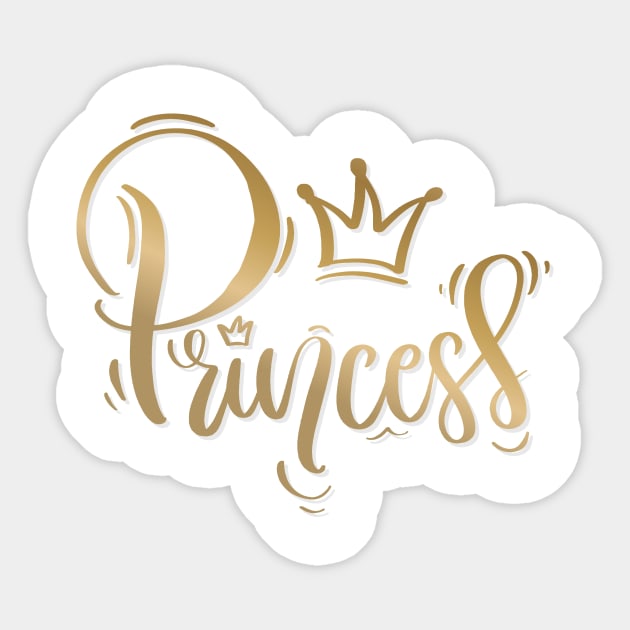 Princess Sticker by Utopia Shop